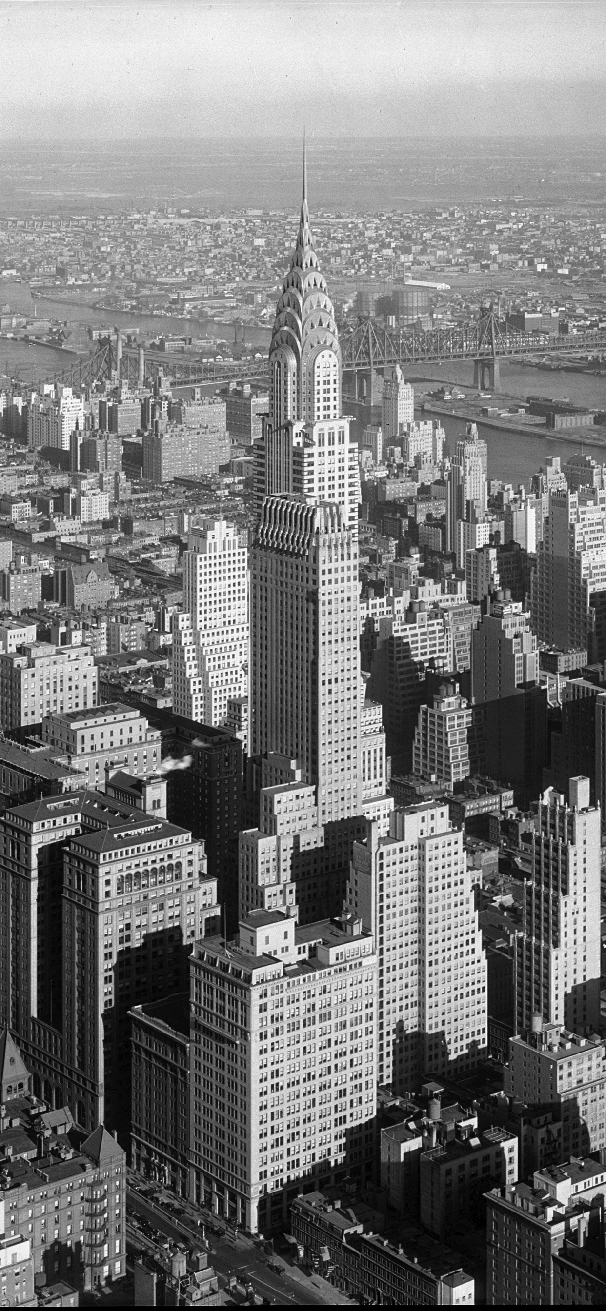Grayscale Photo of City Buildings. Wallpaper in 1242x2688 Resolution