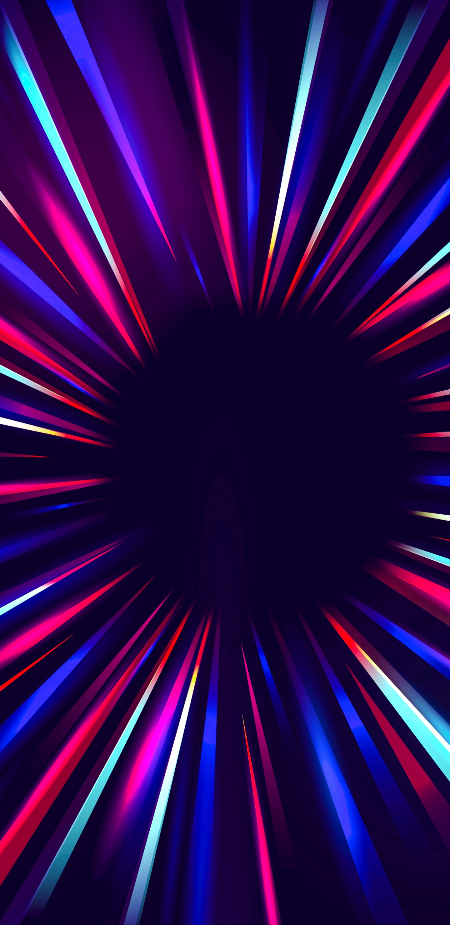 Luz, Morado, Azul, Violeta, Arte. Wallpaper in 1440x2960 Resolution