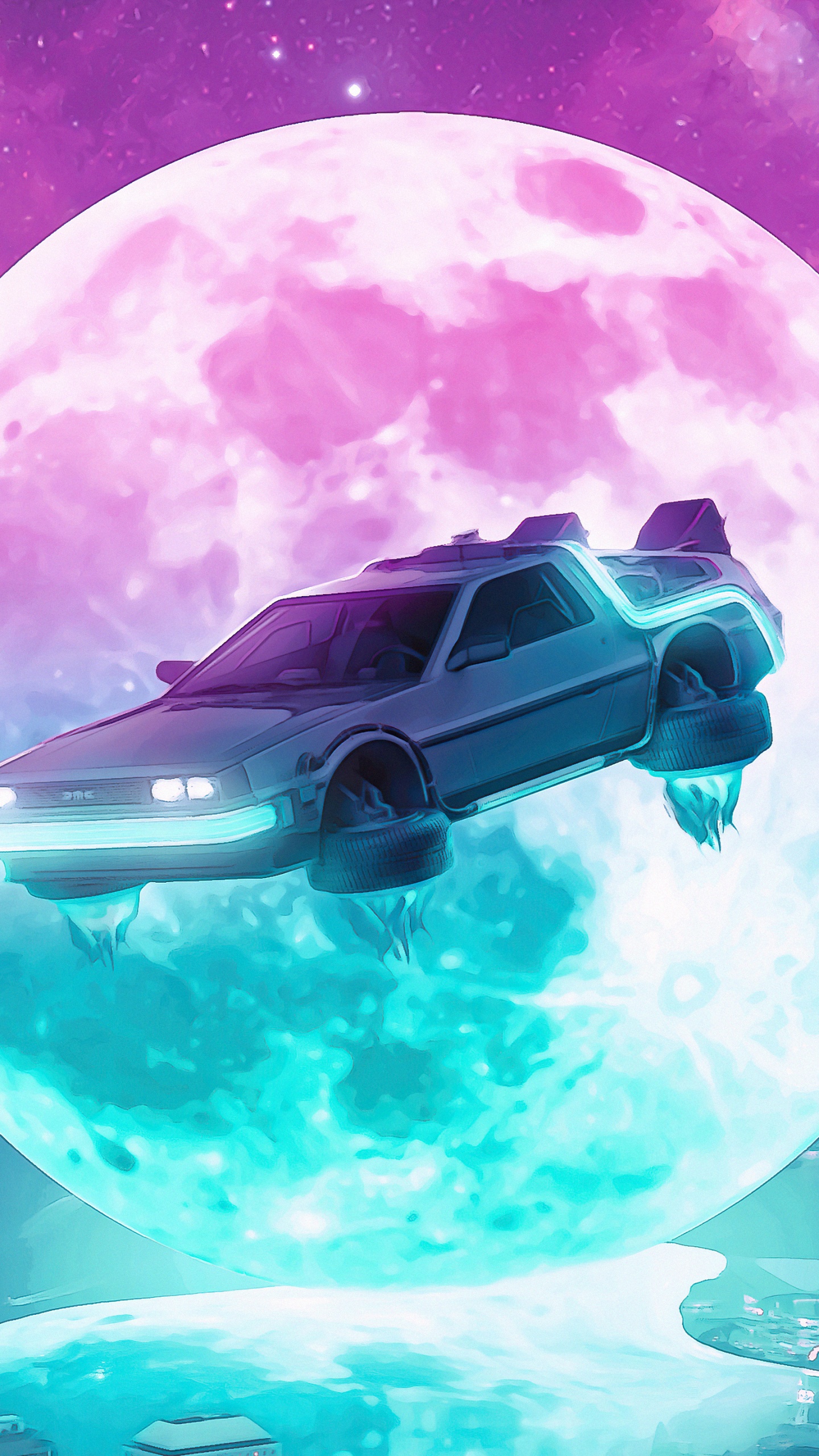 Vaporwave, Art Magique de L'espace, Art, Artiste, Affiche. Wallpaper in 1440x2560 Resolution