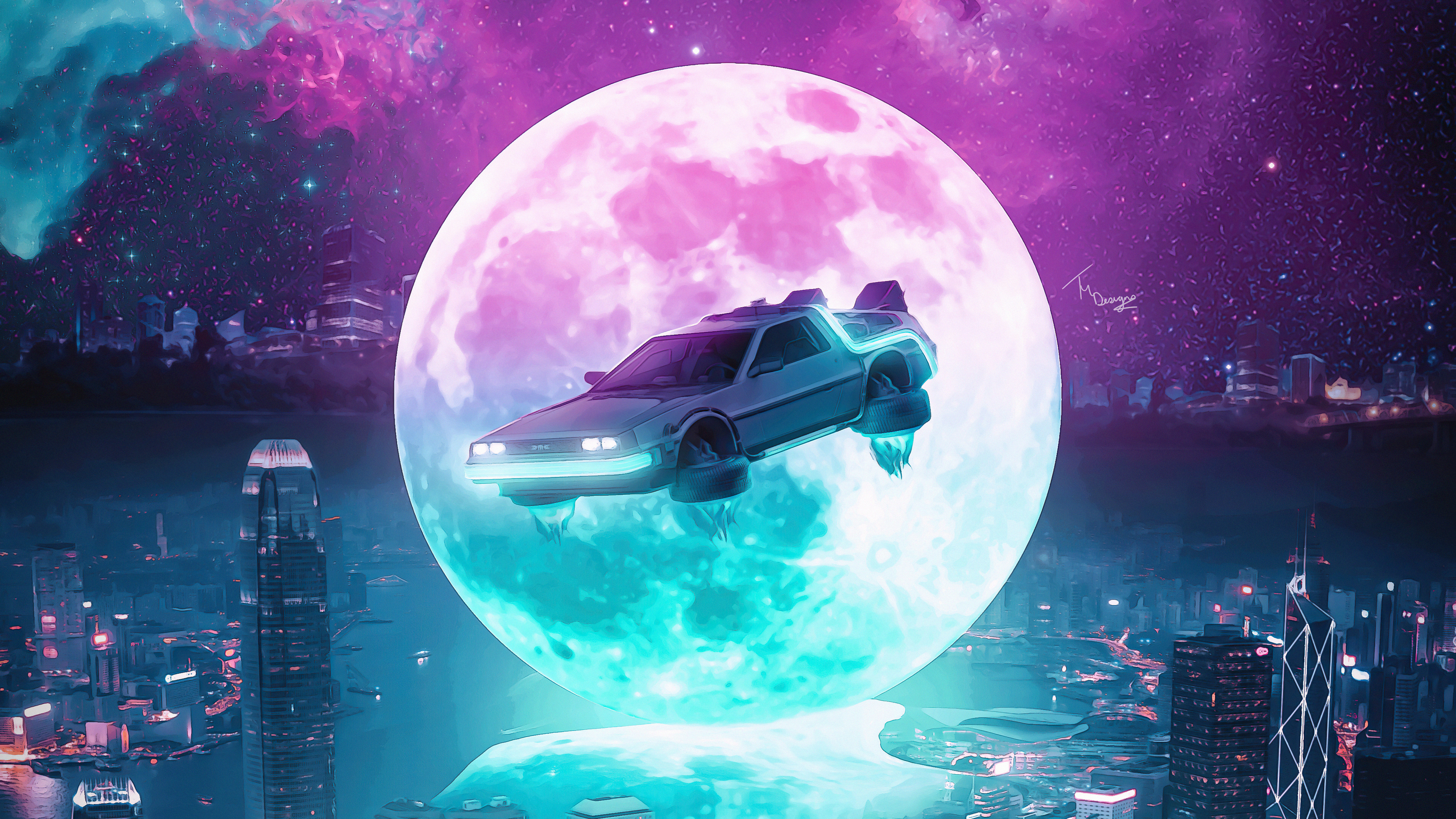 Vaporwave, Arte de Magia Espacial, Arte, Artista, Cartel. Wallpaper in 3840x2160 Resolution