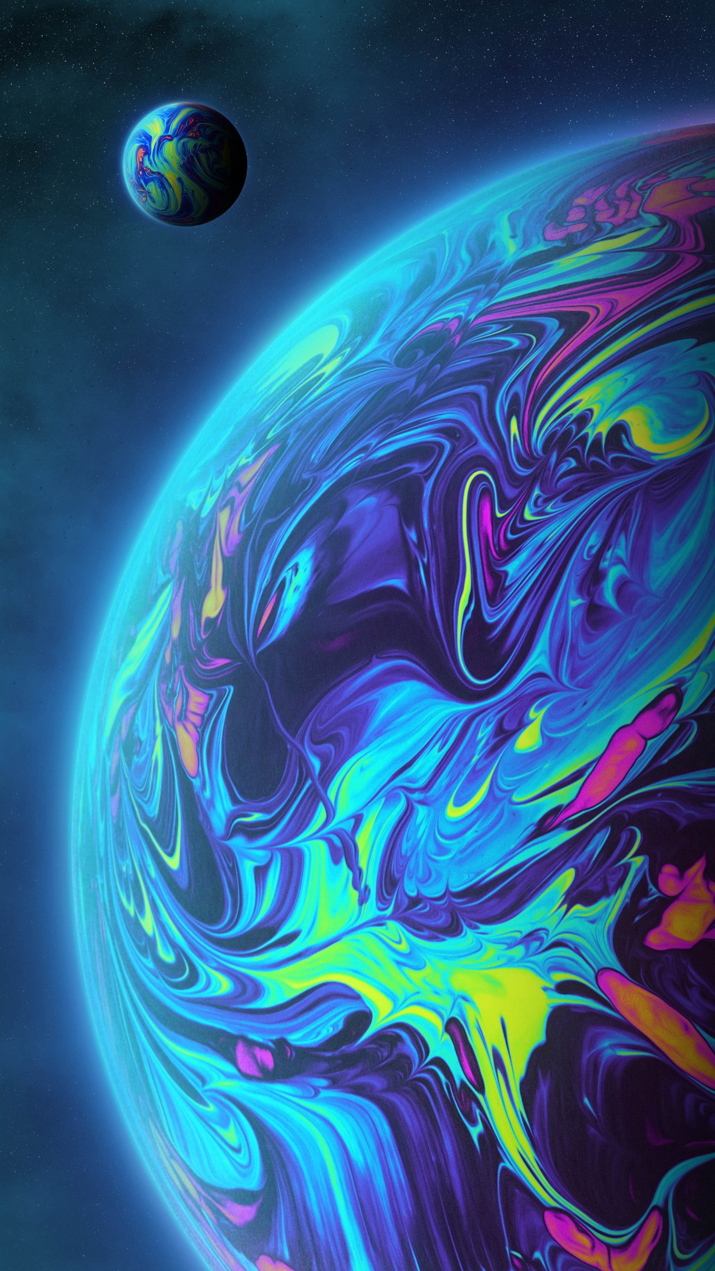 Art Fractal, Art, Idée, L'art Abstrait, Liquid. Wallpaper in 1440x2560 Resolution