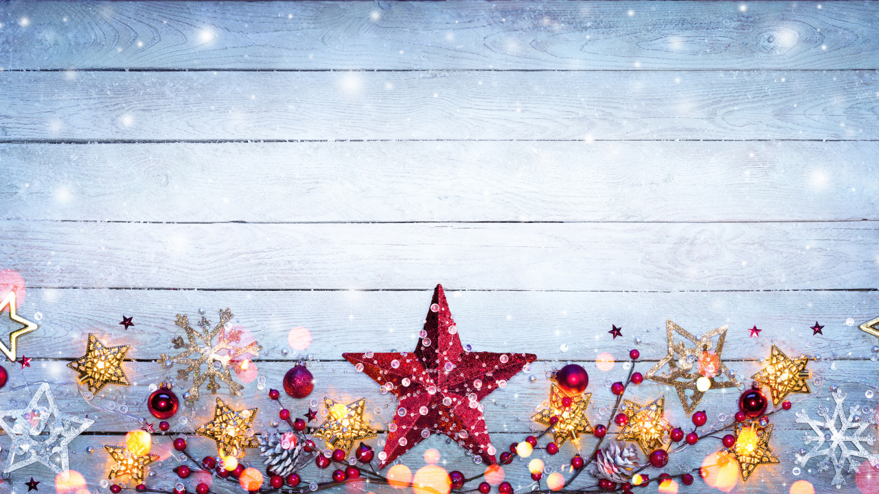 Decoración de la Navidad, El Día De Navidad, Adorno de Navidad, Navidad, Invierno. Wallpaper in 1280x720 Resolution