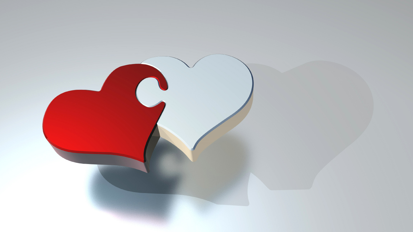 Heart, Red, Love, Organ, Valentines Day. Wallpaper in 1366x768 Resolution