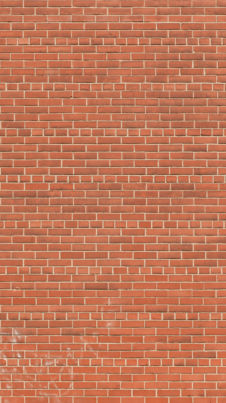 Brown and White Brick Wall. Wallpaper in 750x1334 Resolution
