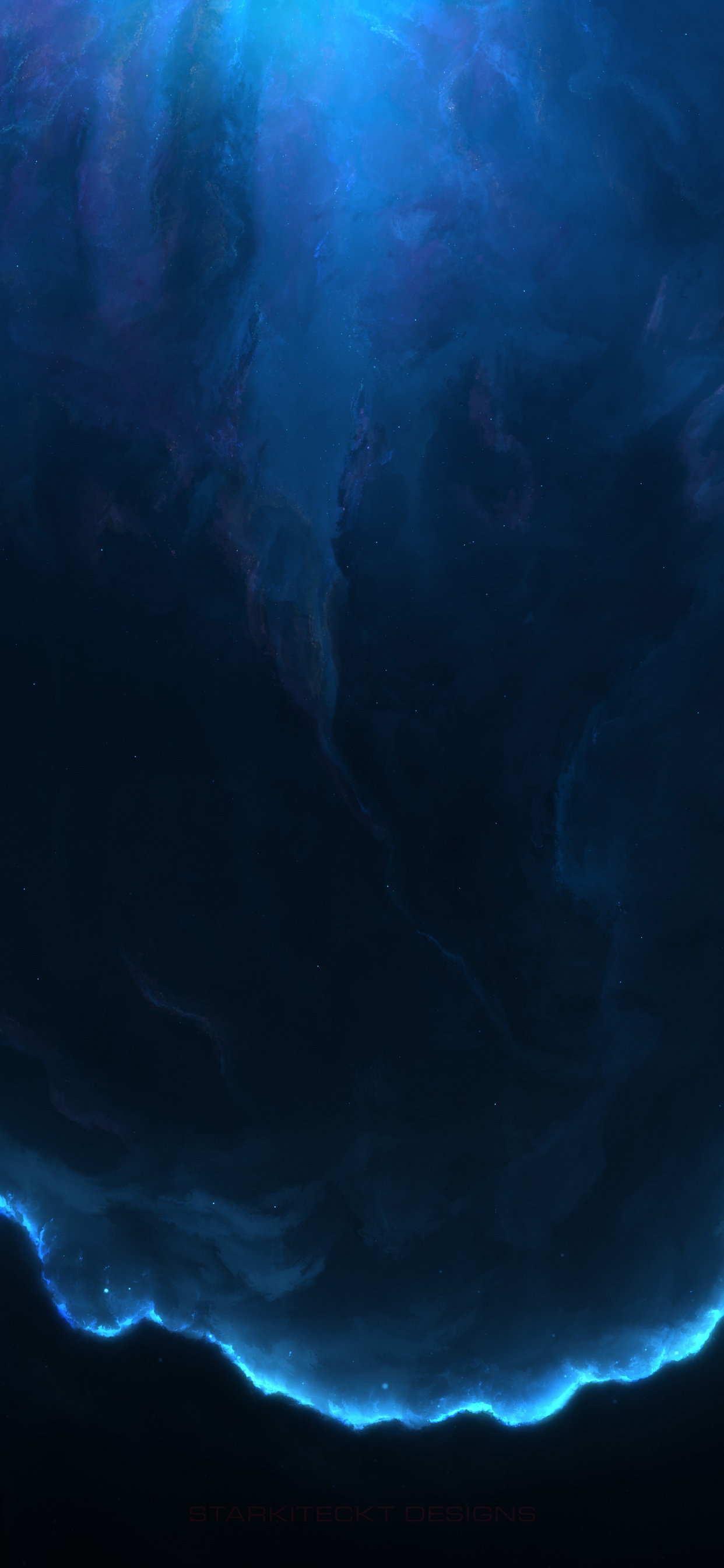 Peinture Abstraite Blanche et Bleue. Wallpaper in 1242x2688 Resolution