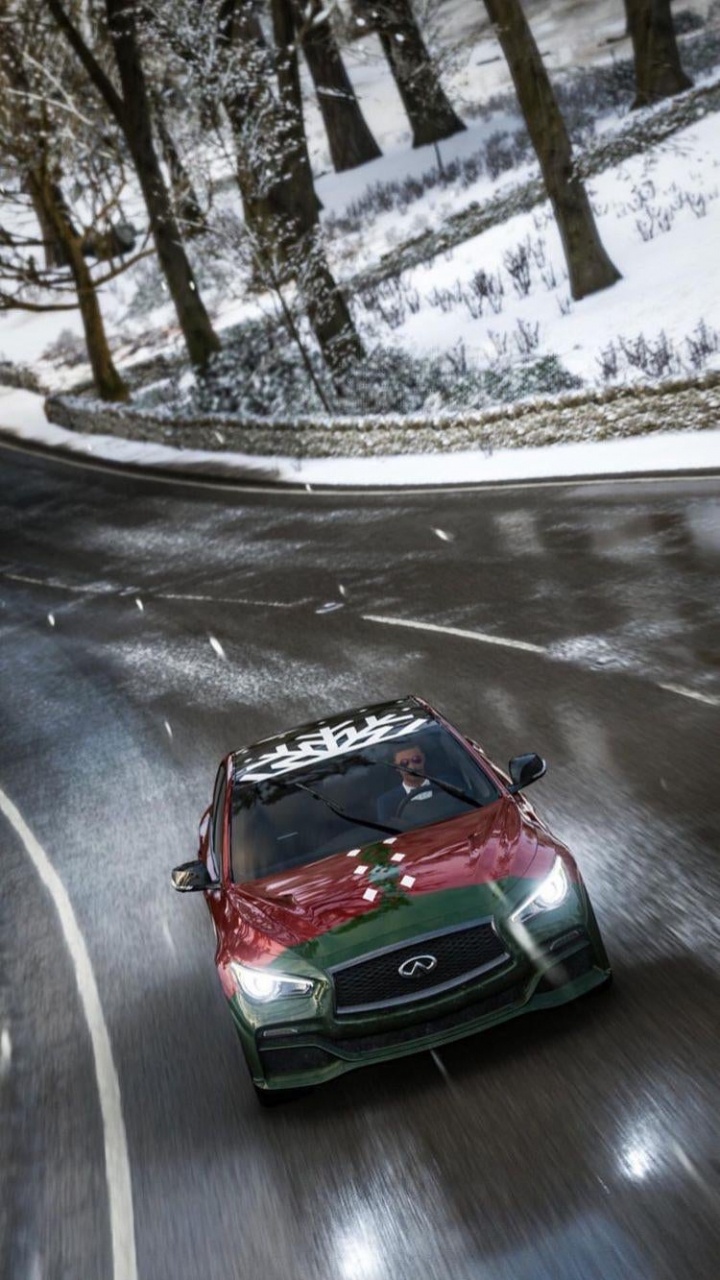 Snow, Cars, Compact Car, Mid Size Car, Tire. Wallpaper in 720x1280 Resolution