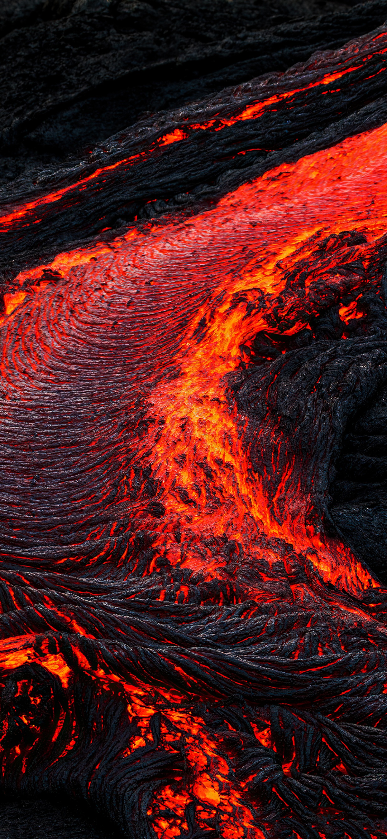 Goma Volcano Eruption, Mount Nyiragongo, Volcano, Volcanic Eruption, Holuhraun. Wallpaper in 1242x2688 Resolution
