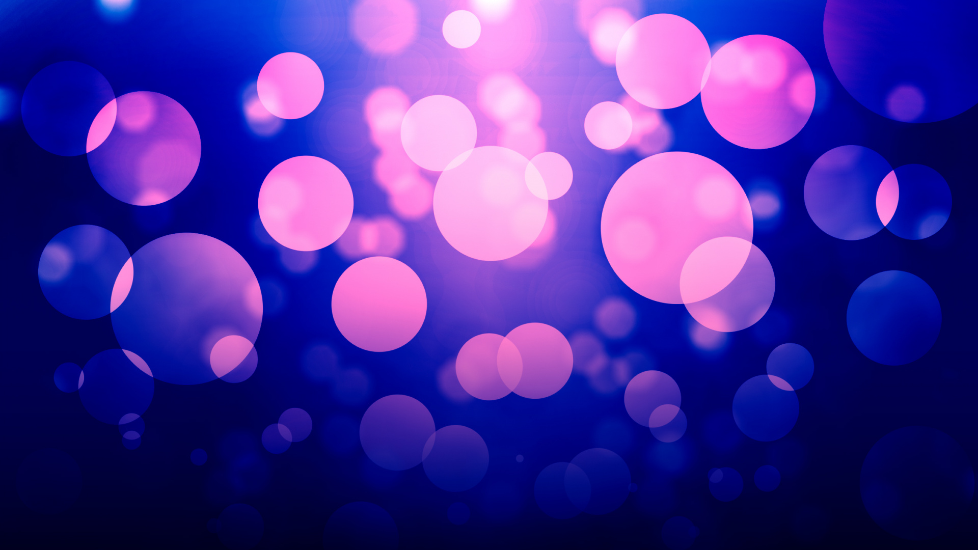 Illustration à Pois Bleu et Blanc. Wallpaper in 1920x1080 Resolution