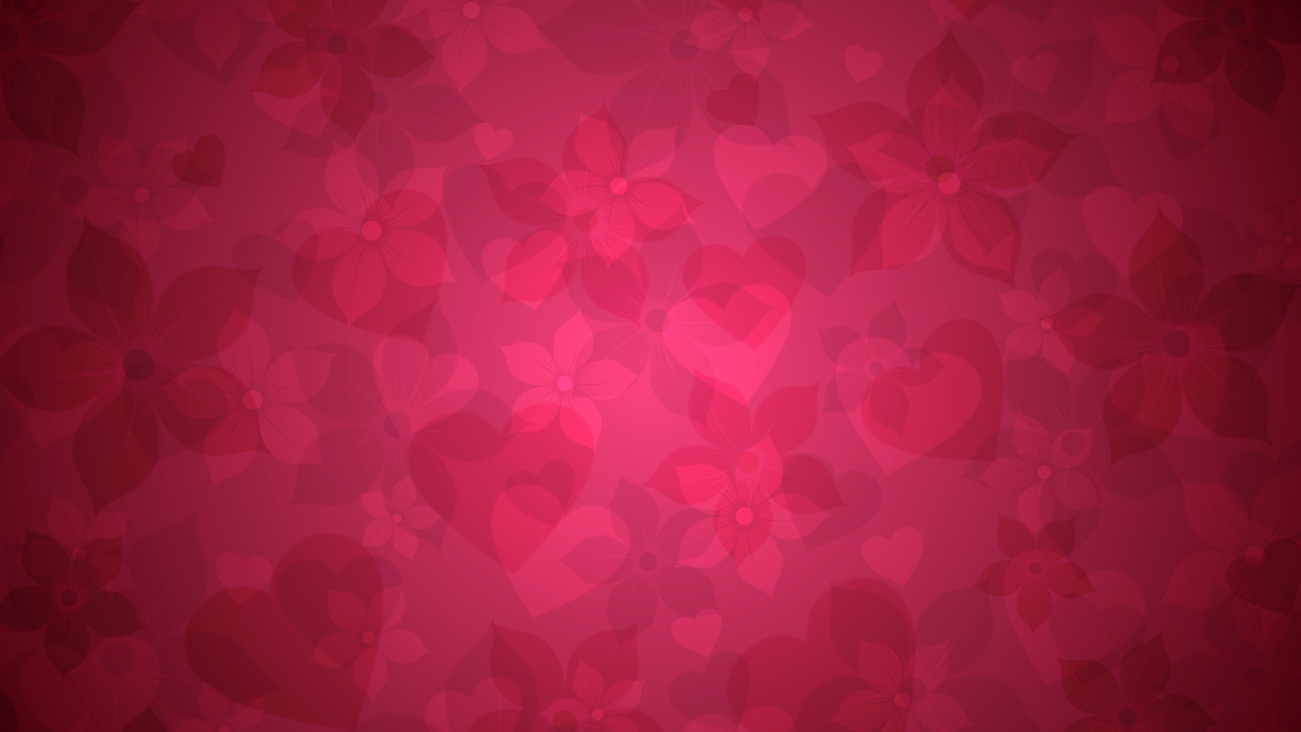 Textile Floral Rouge et Blanc. Wallpaper in 2560x1440 Resolution
