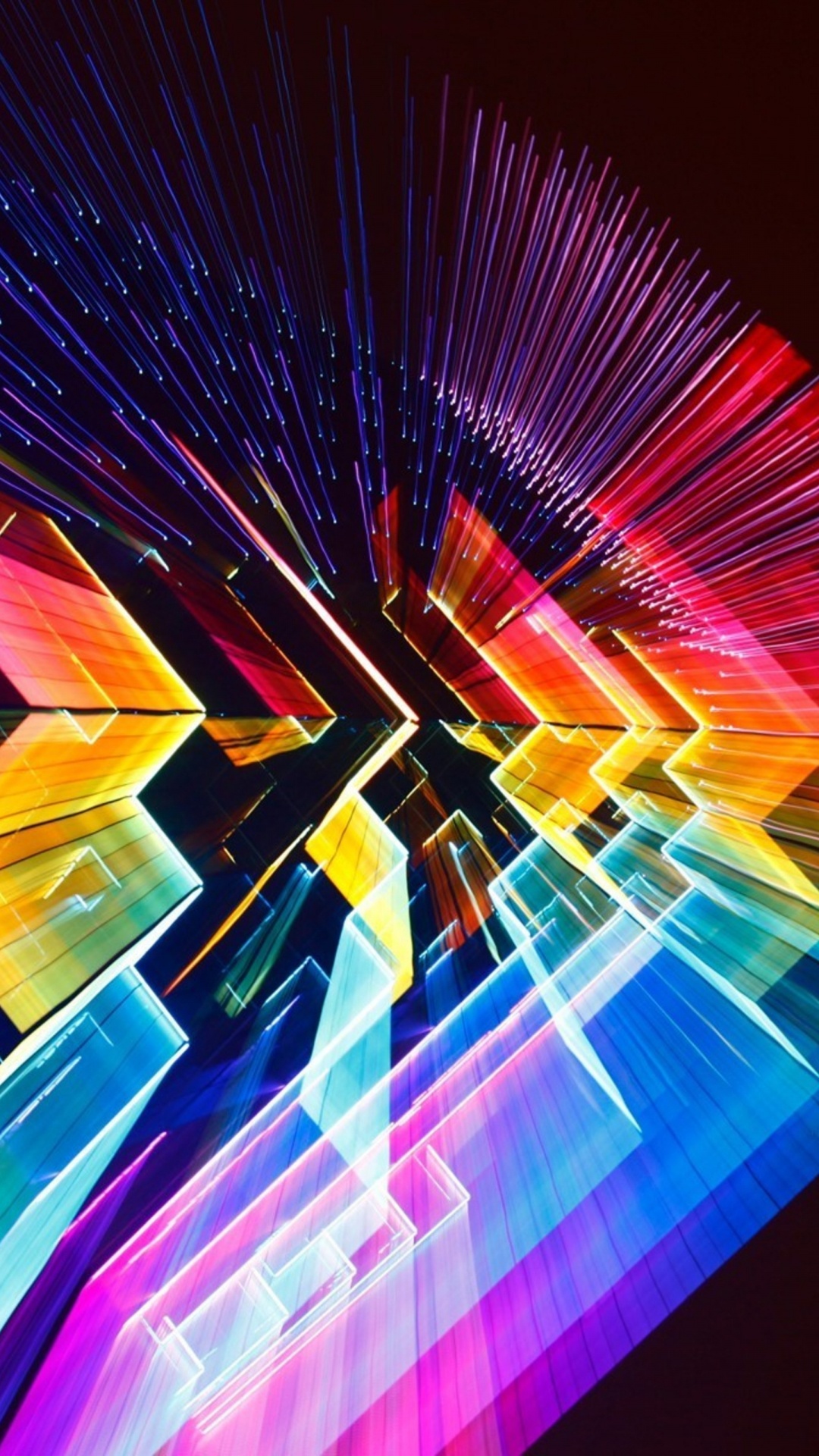 Line, Blue, Technology, Digital Color, Rainbow. Wallpaper in 1080x1920 Resolution