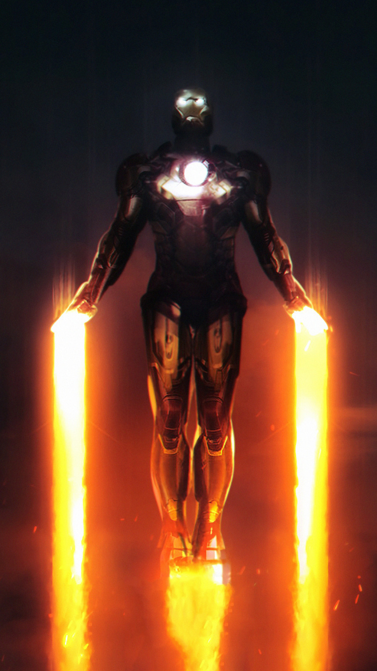 Hombre de Traje Negro Sosteniendo Una Luz. Wallpaper in 750x1334 Resolution