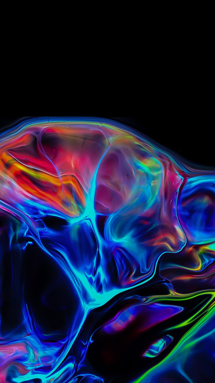 Fraktale Kunst, Kunst, Wasser, Purpur, Flüssigkeit. Wallpaper in 720x1280 Resolution