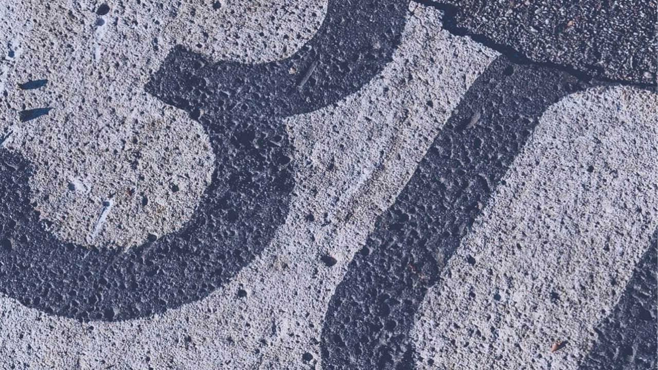 30 Number, Number, Road Surface, Asphalt, Red. Wallpaper in 1280x720 Resolution