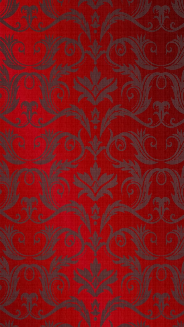 Textil Floral Rojo y Blanco. Wallpaper in 720x1280 Resolution