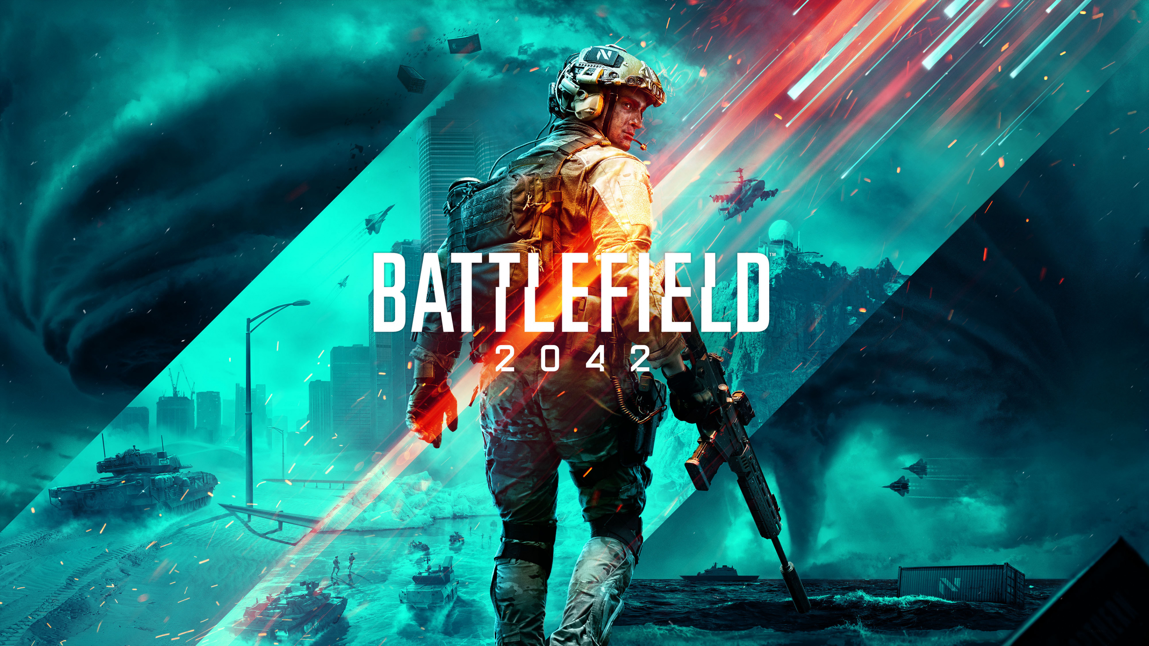 Battlefield 2042, Dice, Electronic Arts, Multiplayer Video Game, Shooter Game. Wallpaper in 3840x2160 Resolution