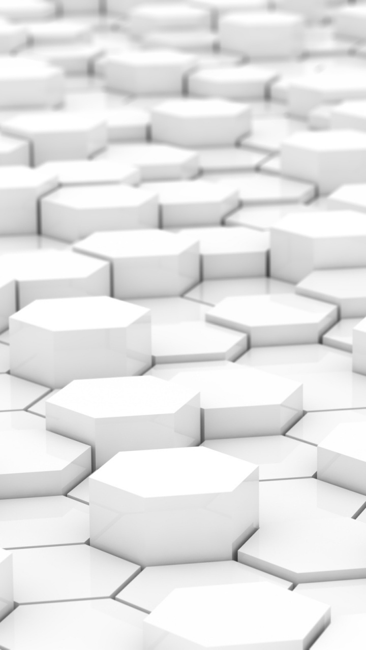 Patrón Cuadrado Blanco y Negro. Wallpaper in 720x1280 Resolution