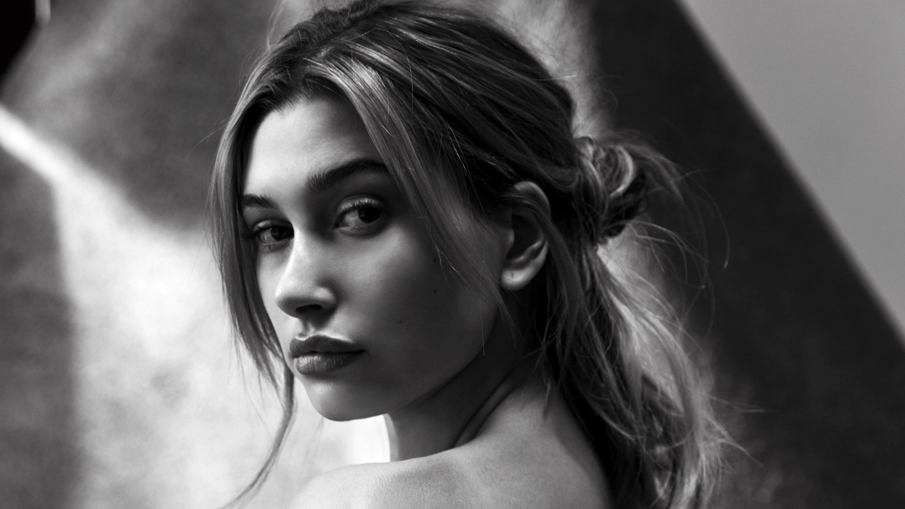 Hailey Baldwin Porträt, Hailey Baldwin, Portrait, Modell, Berühmtheit. Wallpaper in 1280x720 Resolution