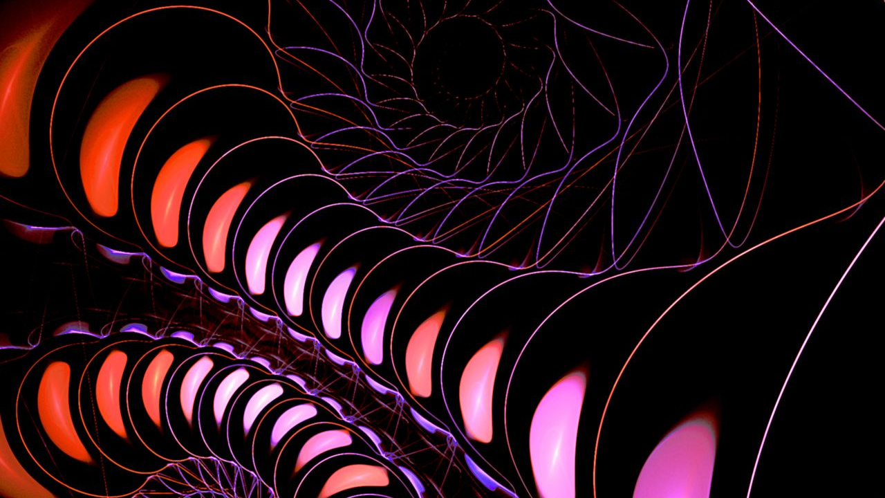 Peinture Abstraite Noire et Rouge. Wallpaper in 1280x720 Resolution