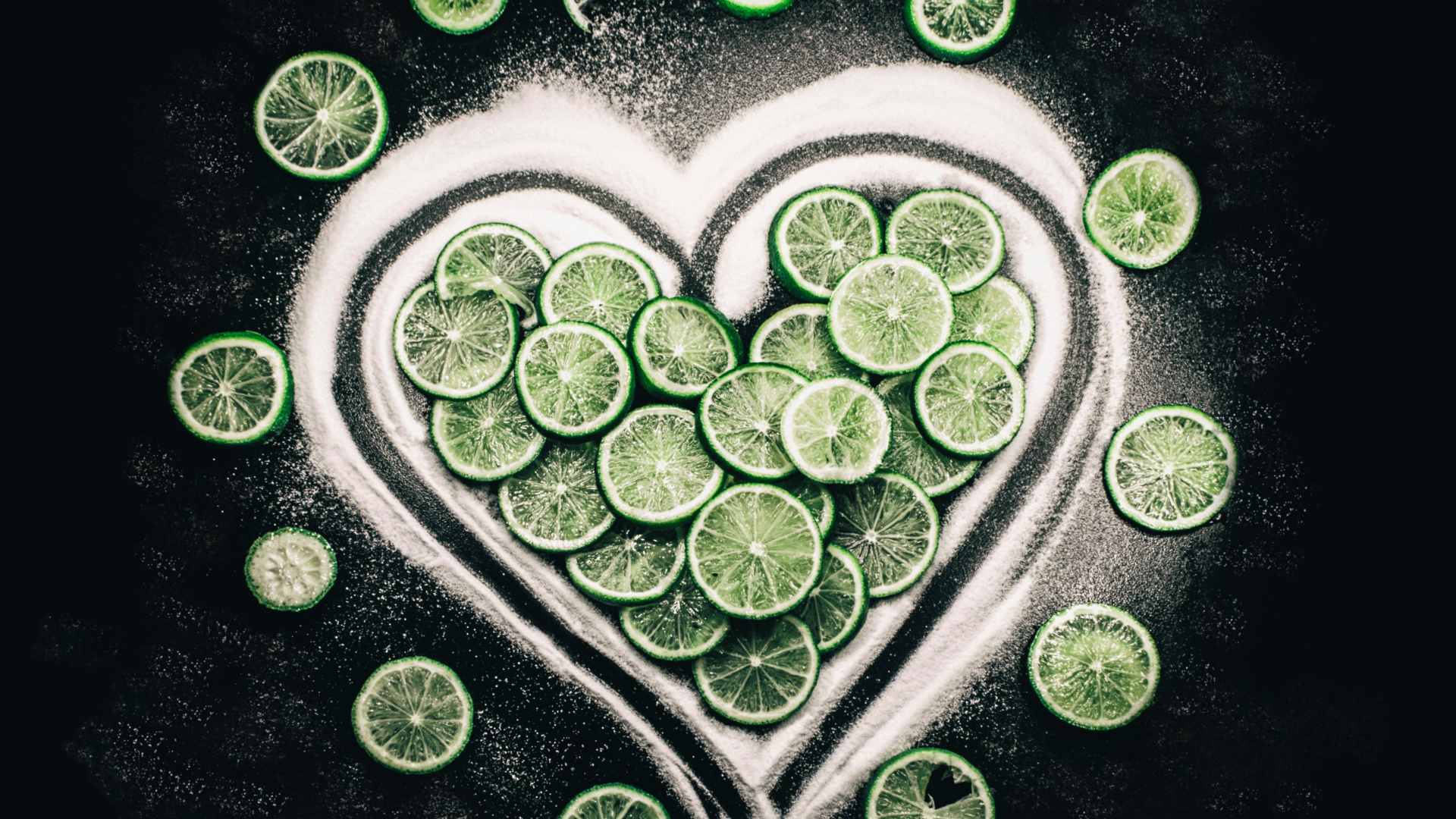 Silver Heart Shaped With Green Gemstone. Wallpaper in 1920x1080 Resolution