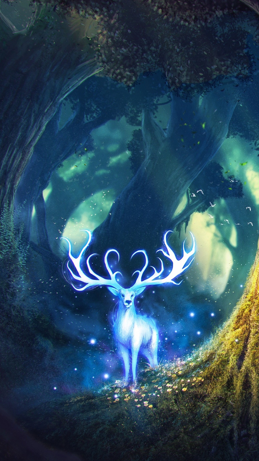 Magic Forest, Fairy, Forest, Magic, Painting. Wallpaper in 1080x1920 Resolution