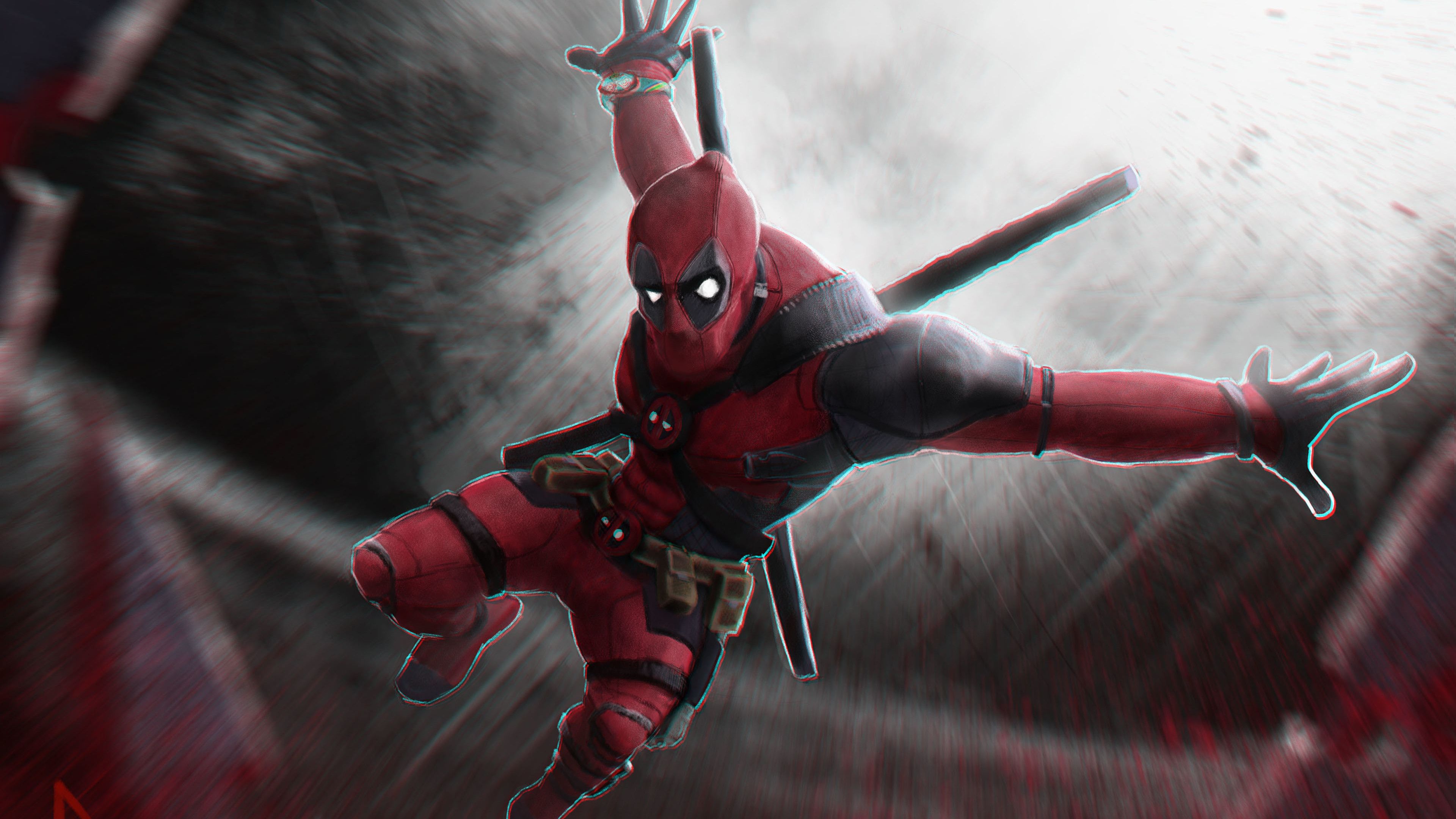 Jouet Robot Rouge et Noir. Wallpaper in 3840x2160 Resolution