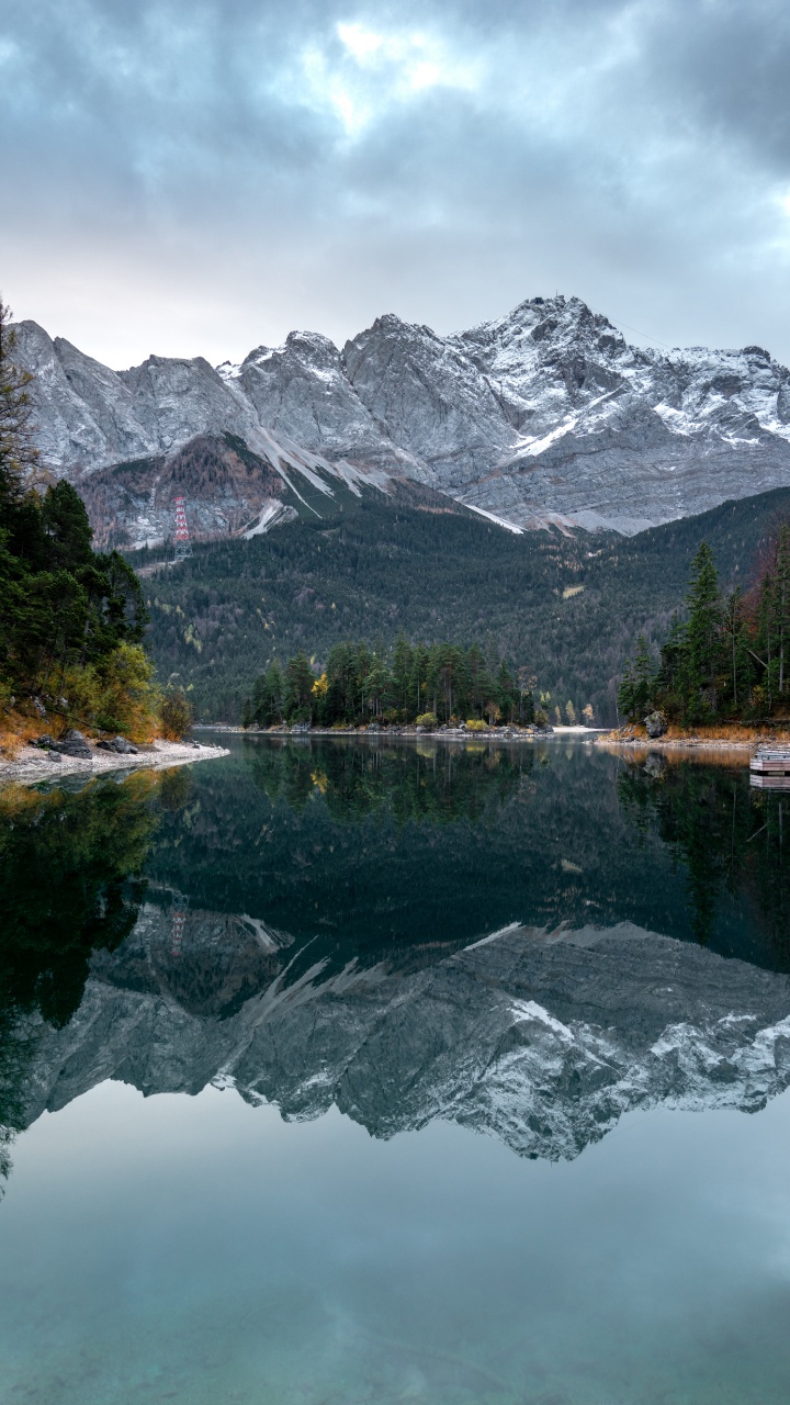 Mountain, Body of Water, Nature, Natural Landscape, Mountainous Landforms. Wallpaper in 720x1280 Resolution