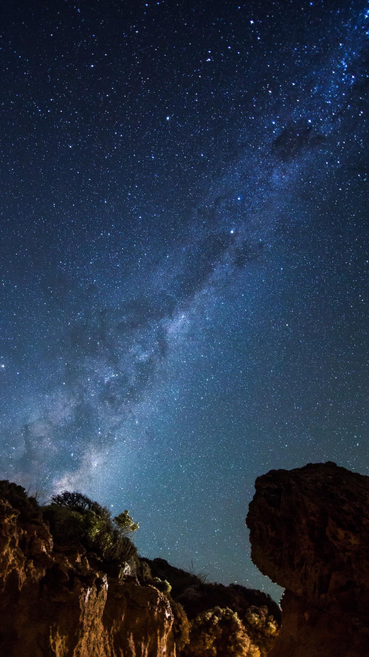 Vía Láctea, Estrella, la Astronomía, Galaxia, Ambiente. Wallpaper in 750x1334 Resolution