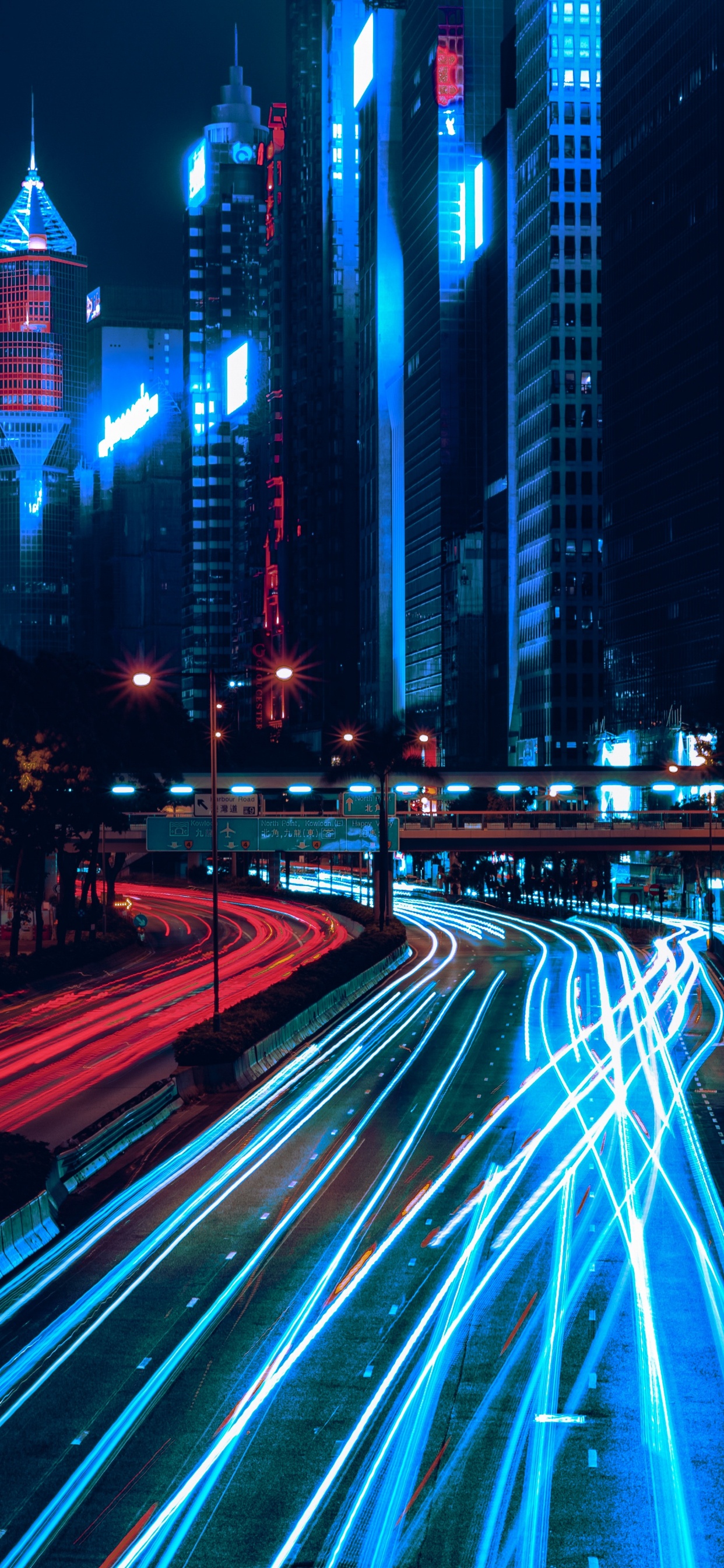 Time Lapse Photography of Cars on Road During Night Time. Wallpaper in 1242x2688 Resolution