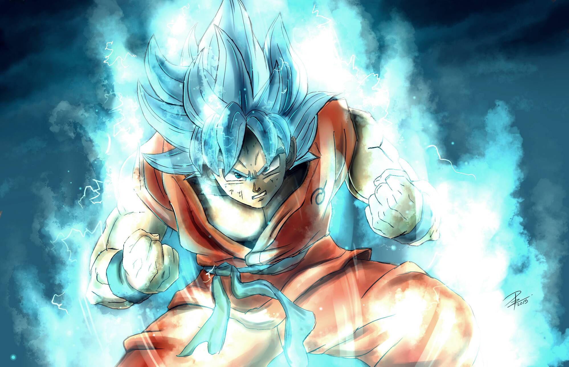 Free: Goku Super Sayajin Blue Rose By Lucario-strike - Super Saiyan Rose  Goku 