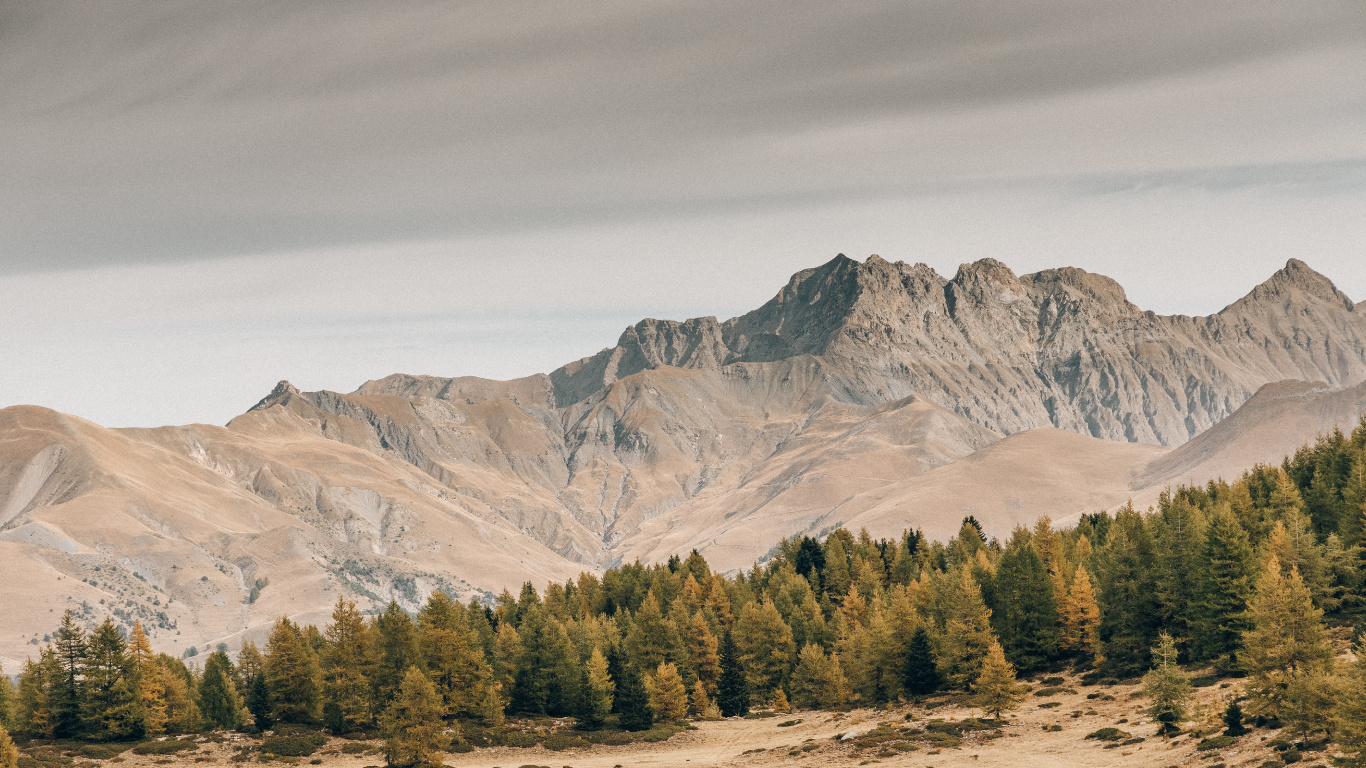 Desierto, Montaña, Paisaje Natural, Highland, Pendiente. Wallpaper in 1366x768 Resolution