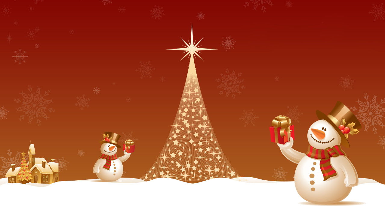 Christmas Day, New Year, Christmas, Christmas Tree, Christmas Decoration. Wallpaper in 1280x720 Resolution