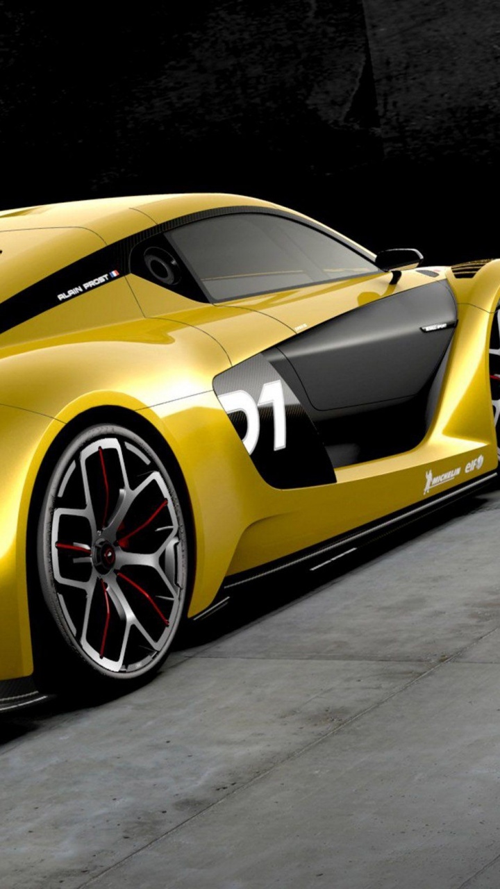 雷诺 RS 01, 雷诺, 雷诺的运动, 汽车赛车, 超级跑车 壁纸 720x1280 允许