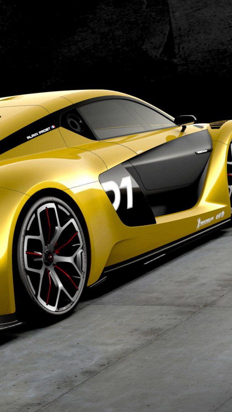 雷诺 RS 01, 雷诺, 雷诺的运动, 汽车赛车, 超级跑车 壁纸 750x1334 允许