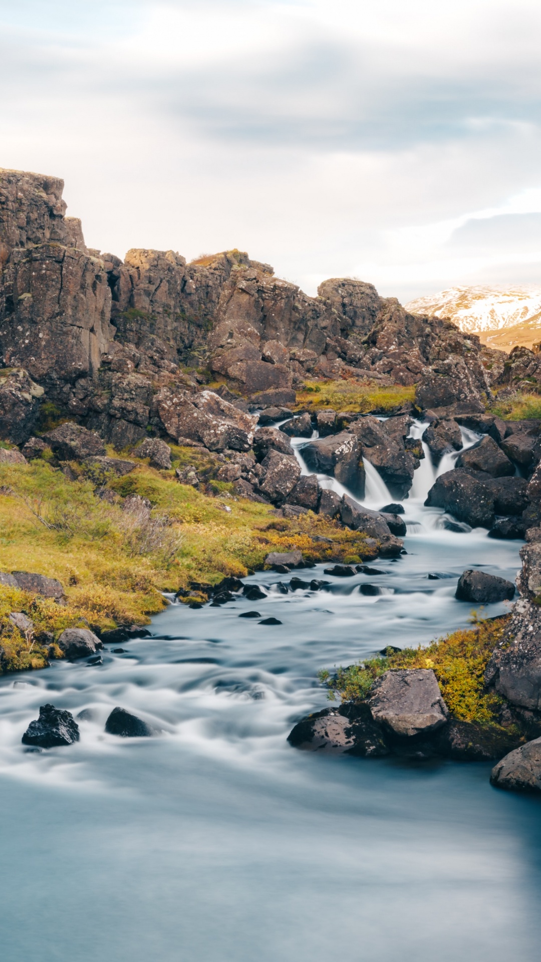 Ingvellir-Nationalpark, Wasser, Cloud, Wasserressourcen, Naturlandschaft. Wallpaper in 1080x1920 Resolution