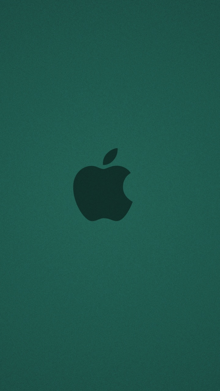 Logo de Manzana Sobre Fondo Verde. Wallpaper in 720x1280 Resolution