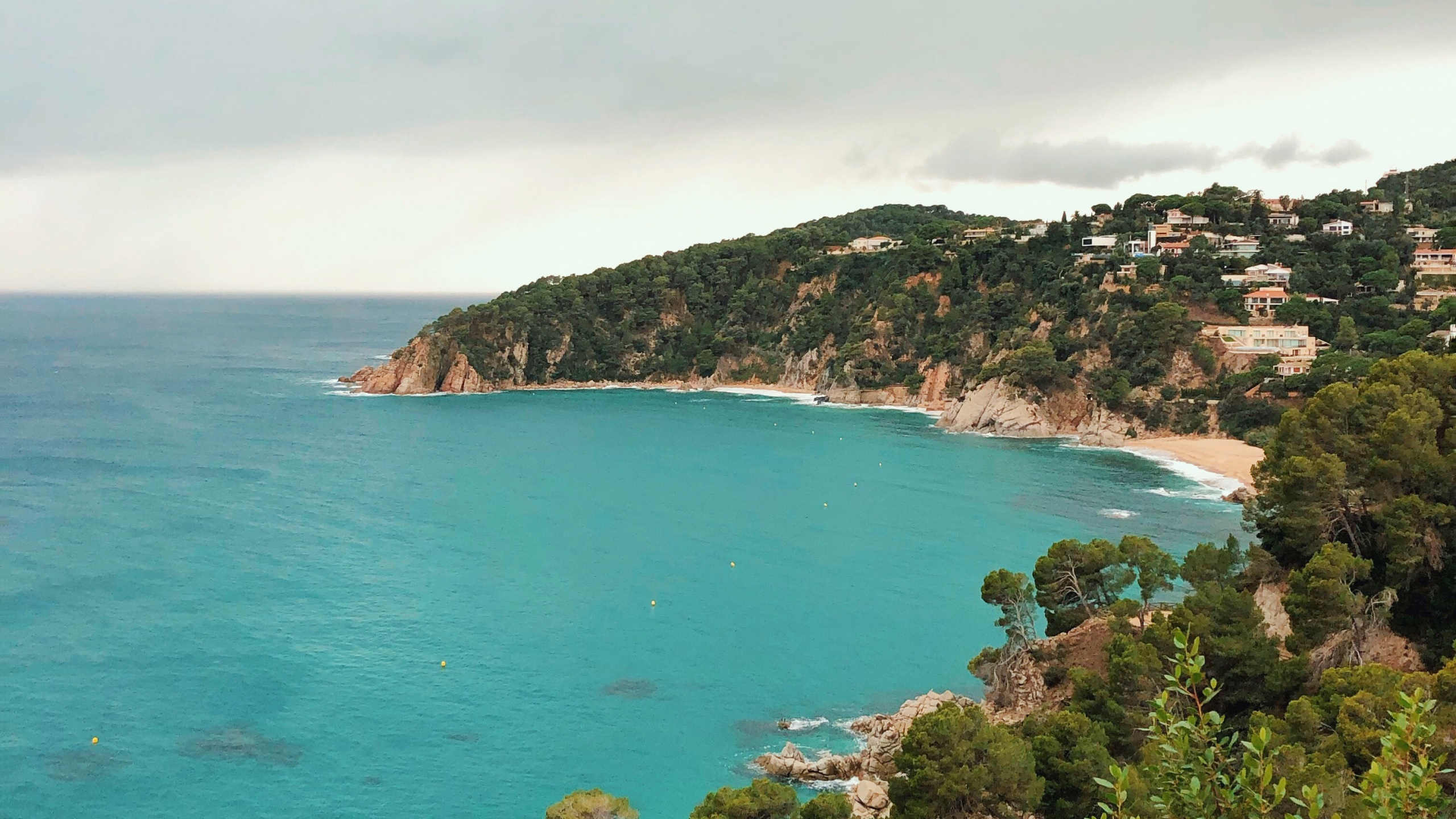 Coast, Body of Water, Nature, Mountainous Landforms, Road. Wallpaper in 2560x1440 Resolution