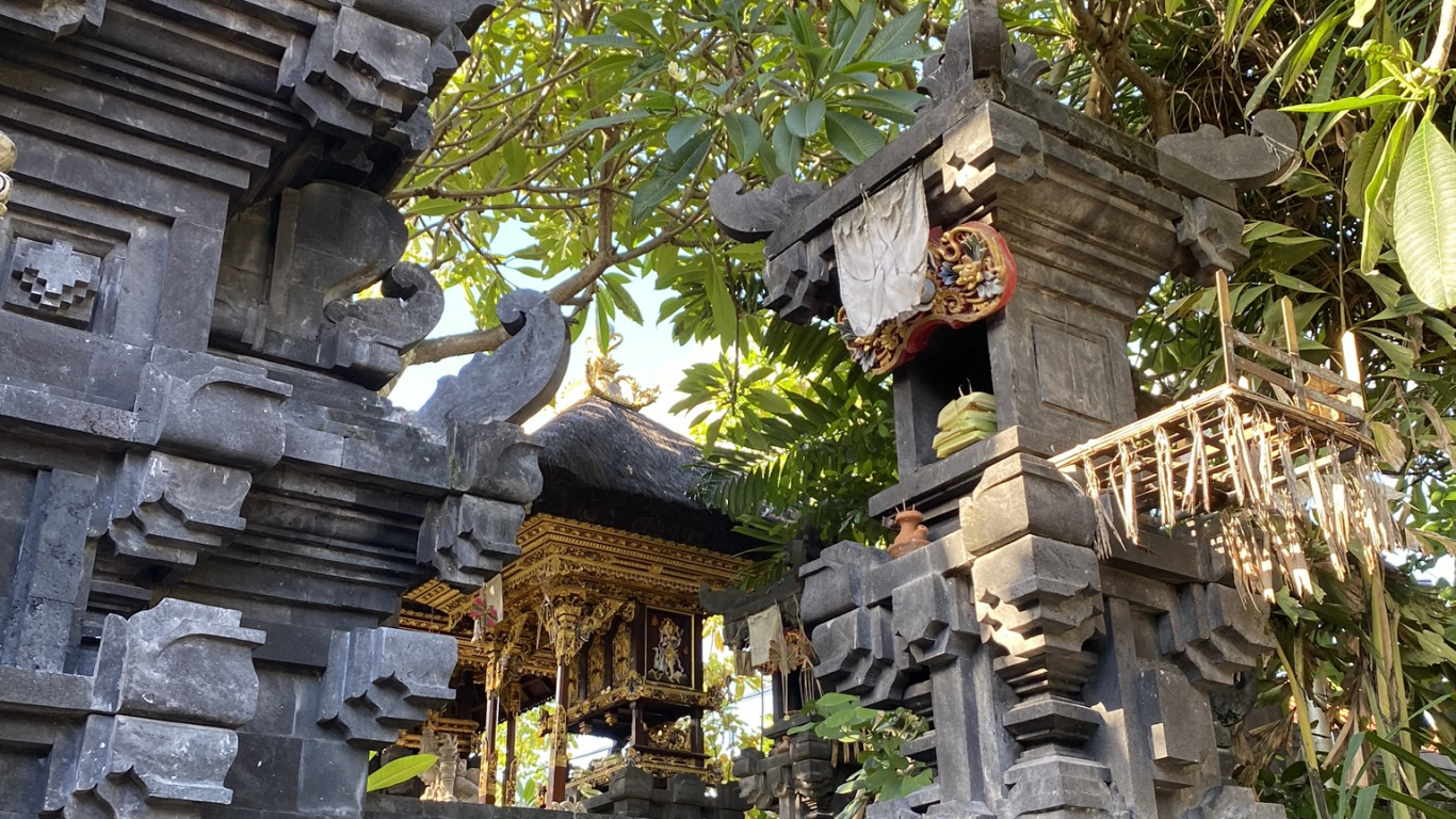 Bali, Historic Site, Shinto-Schrein, Skulptur, Tempel. Wallpaper in 1366x768 Resolution