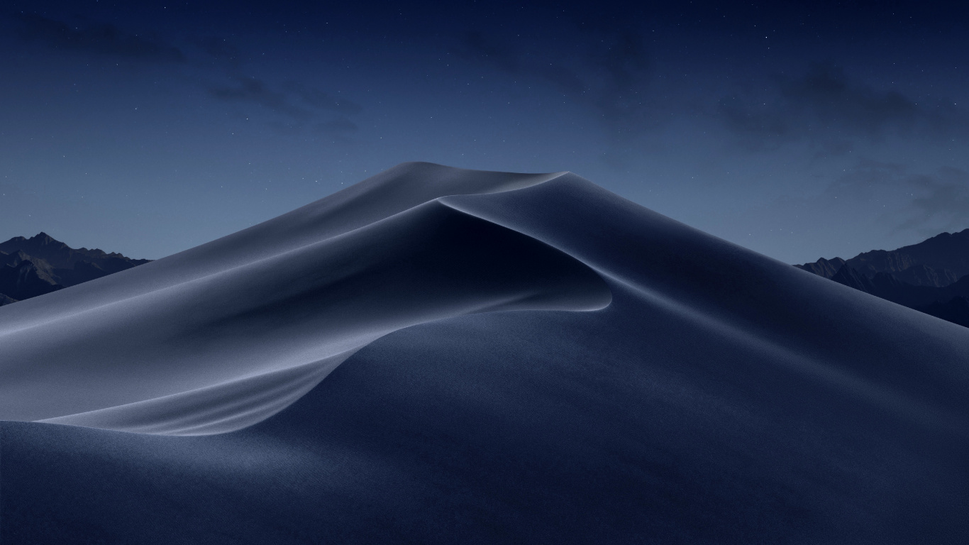 Air, 它, Apple, IMac亲, MacOS Mojave 壁纸 1366x768 允许