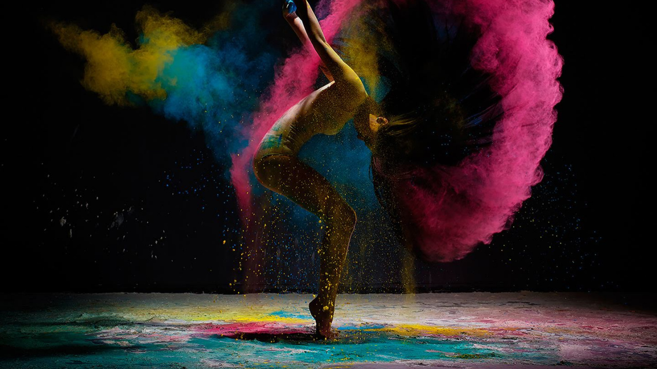 ZTE, ZTE Blade V9, Schritt Eins Tanzgruppe, Balletttänzer, Dance Studio. Wallpaper in 1280x720 Resolution