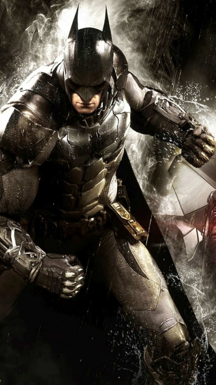 Batman Arkham Knight, Batman Arkham City, Batman, Batmobile, Rocksteady Studios. Wallpaper in 720x1280 Resolution