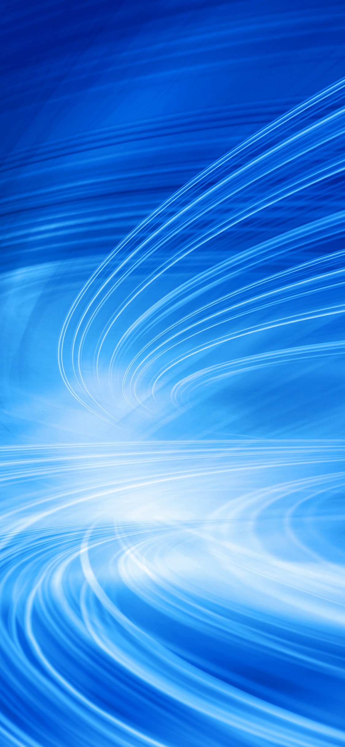 Illustration de la Lumière Bleue et Blanche. Wallpaper in 1125x2436 Resolution