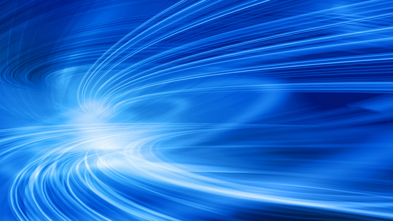 Blaue Und Weiße Lichtillustration. Wallpaper in 1280x720 Resolution