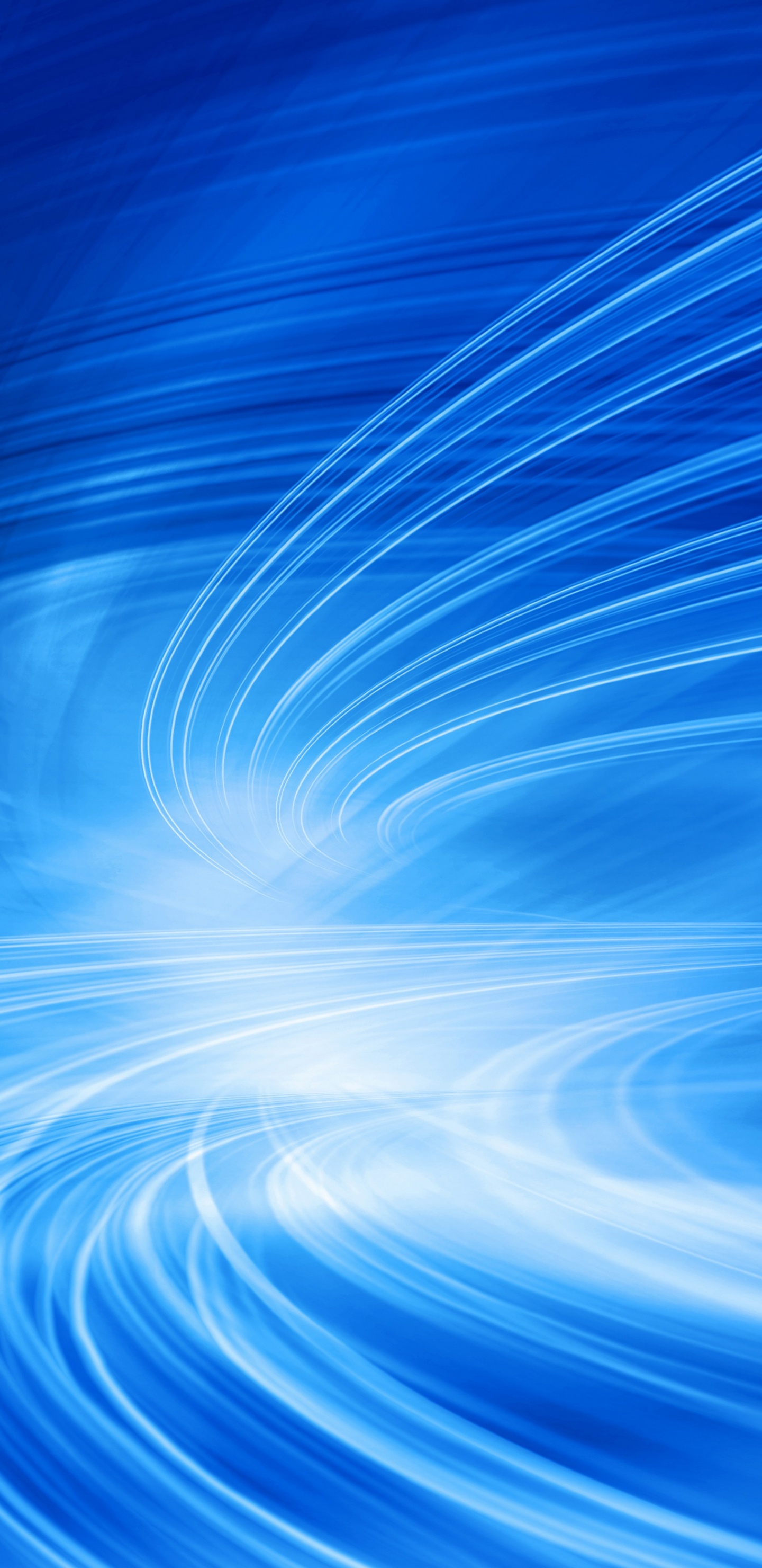 Ilustración de Luz Azul y Blanca. Wallpaper in 1440x2960 Resolution