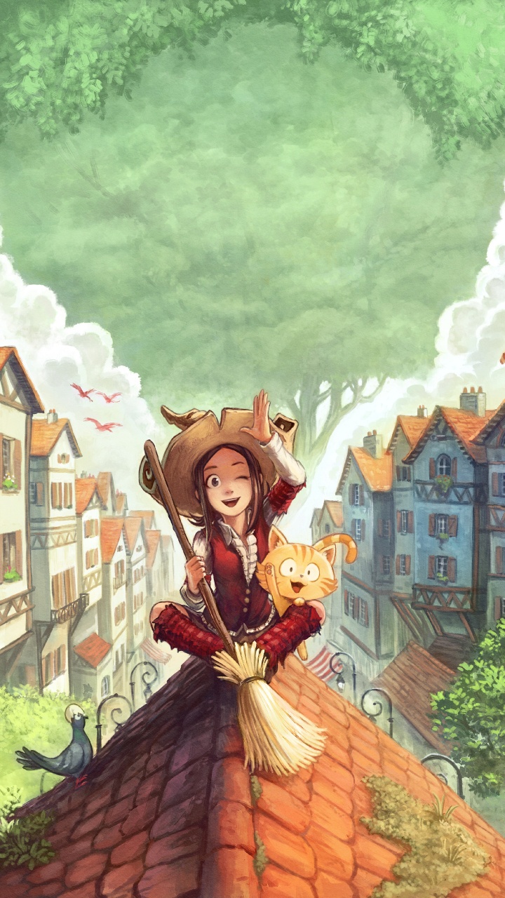 Chica en Vestido Rojo de Pie Sobre un Piso de Madera Marrón. Wallpaper in 720x1280 Resolution