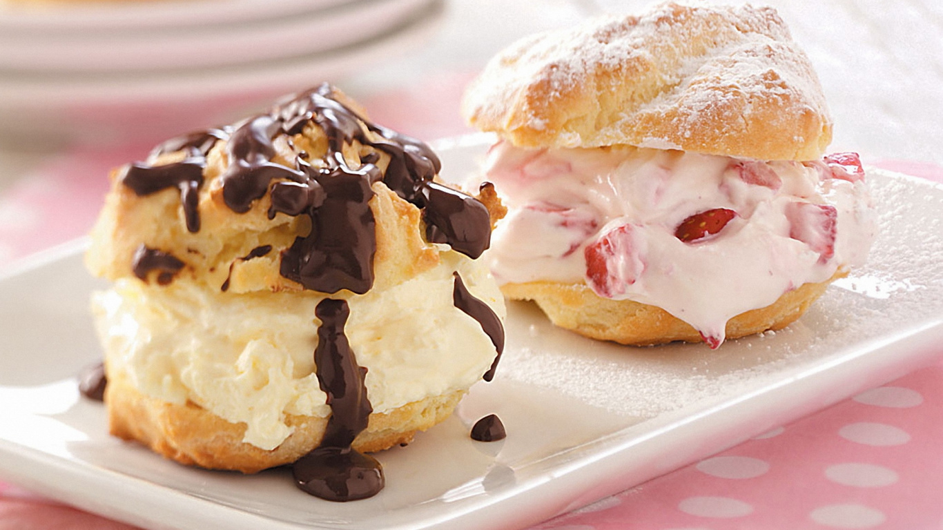 食品, 冷冻甜点, 焦糖, 食谱, 烘烤 壁纸 1366x768 允许