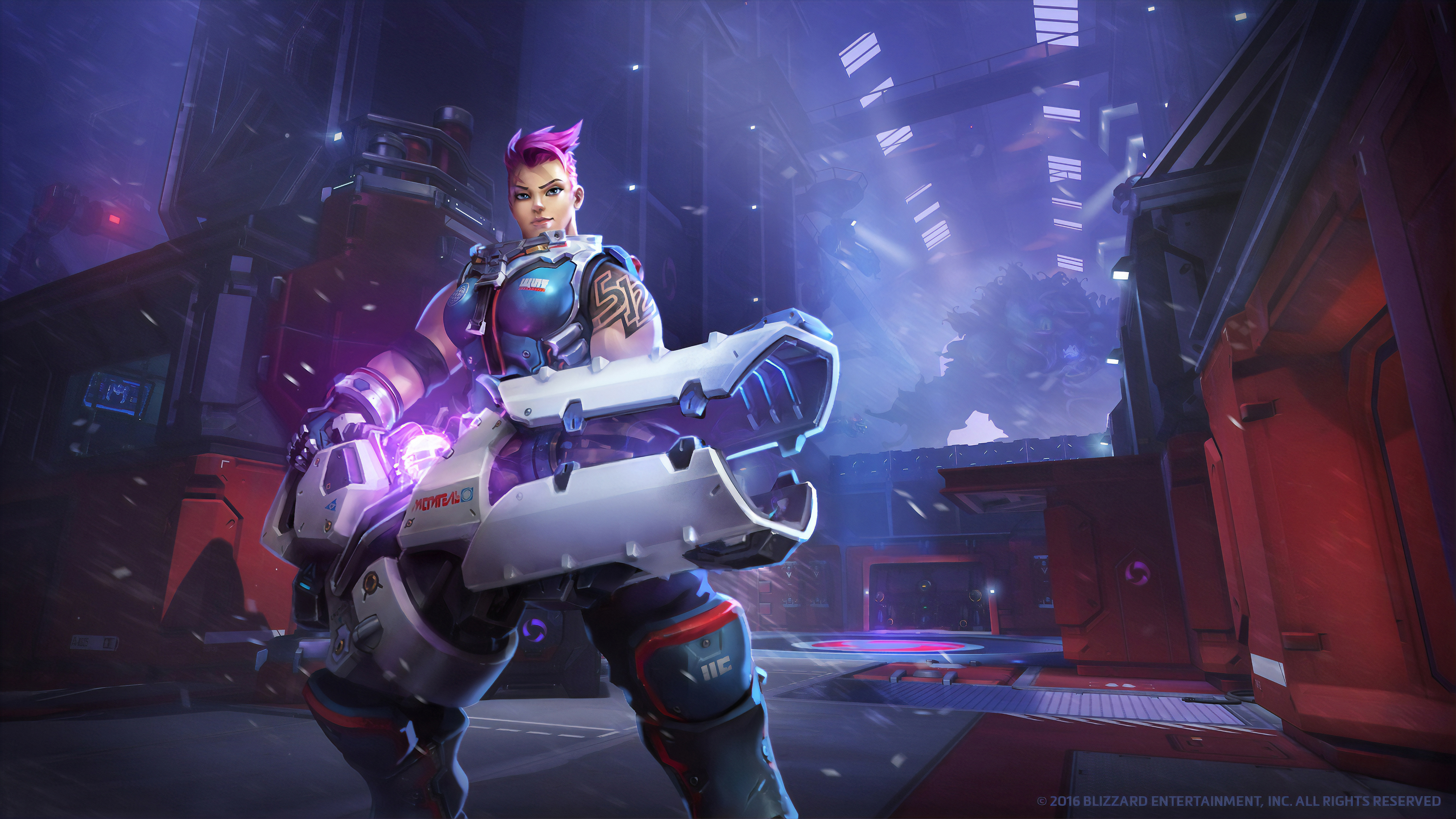 Heroes of The Storm, Overwatch, Lena Oxton, Characters of Overwatch, Performance. Wallpaper in 3840x2160 Resolution