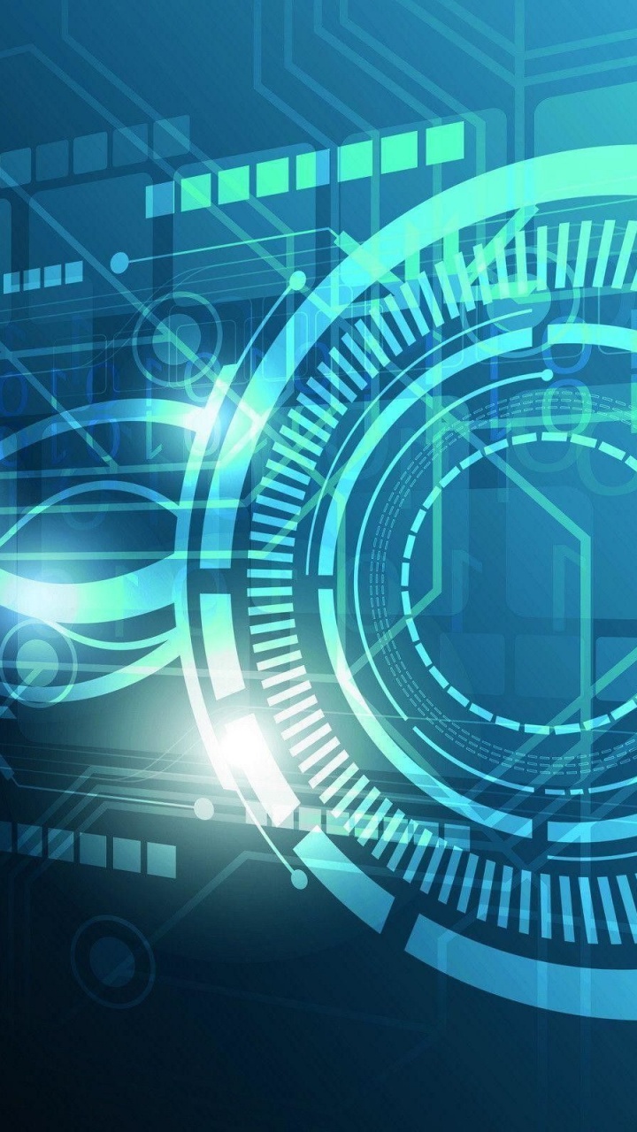 Lumière Spirale Bleue et Blanche. Wallpaper in 720x1280 Resolution