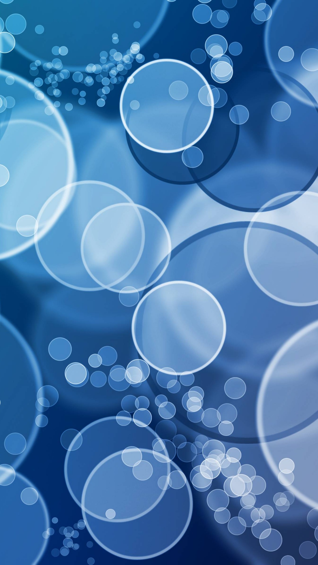 Blue and White Polka Dot Illustration. Wallpaper in 1080x1920 Resolution