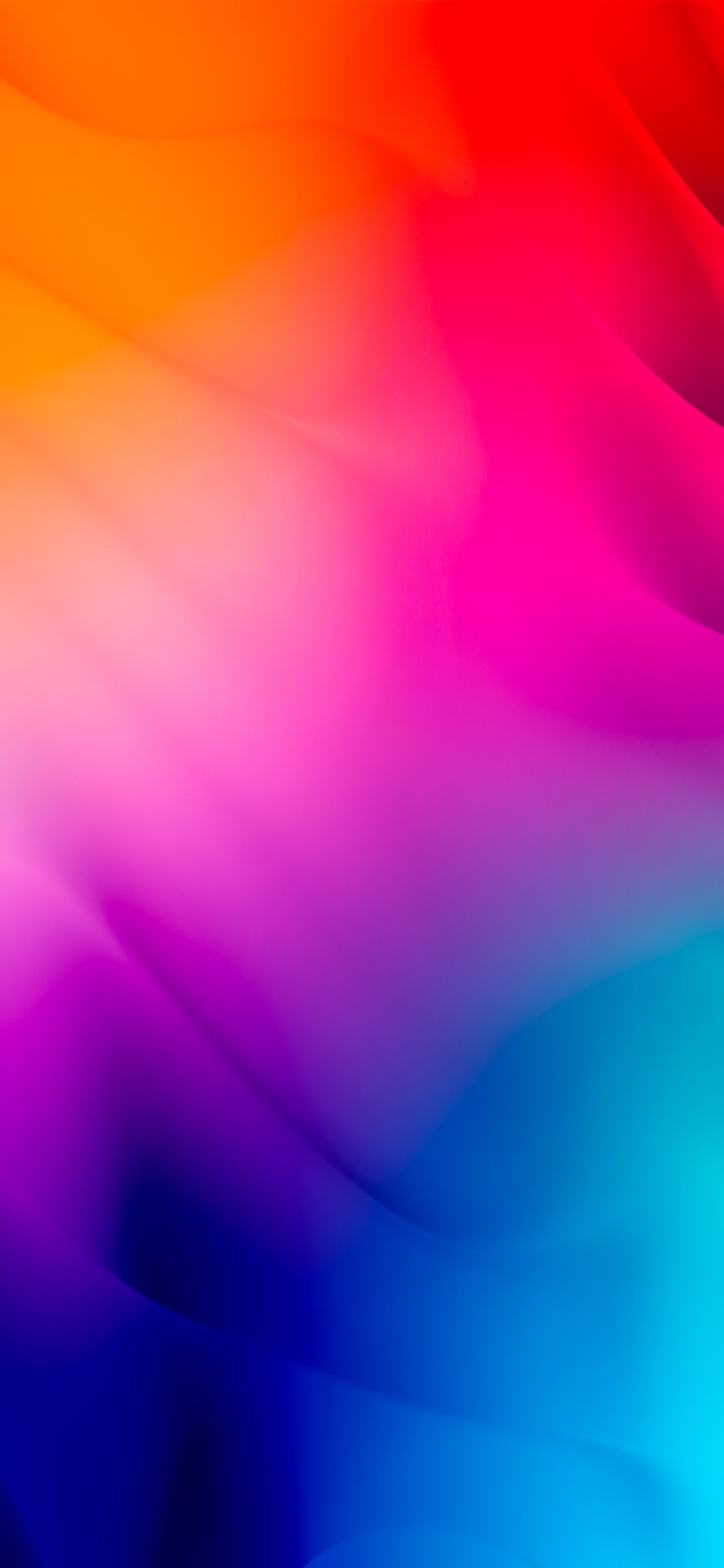 Licht, Blau, Orange, Gelb, Pink. Wallpaper in 1125x2436 Resolution