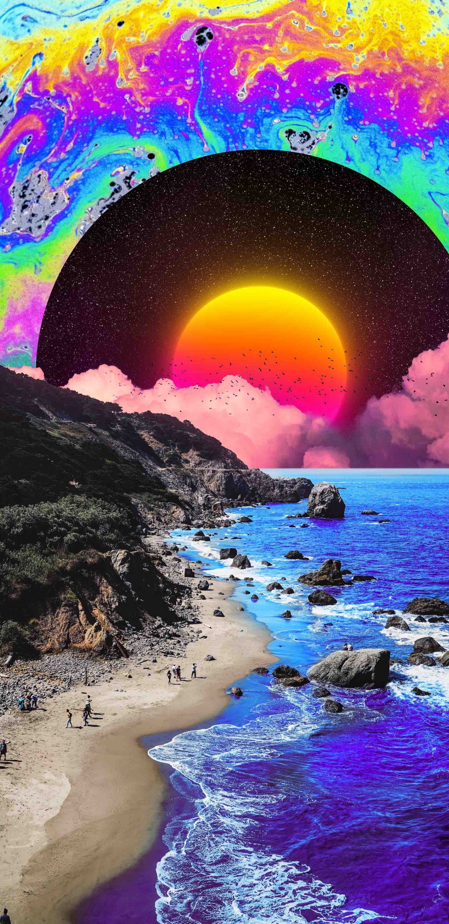 Nature, Art, Nigaud, Eau, Atmosphère. Wallpaper in 1440x2960 Resolution